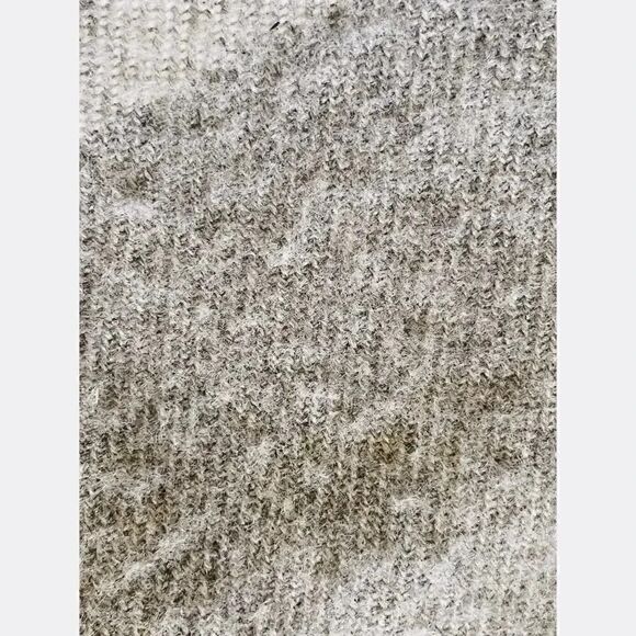 2 for $30 J Crew Gray Oversized Plaid Blanket Scarf Fringe Throw - Picture 8 of 9